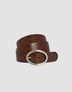 Womenswear: Loop Leather Co Belt Bronte Park - Diesel Tan