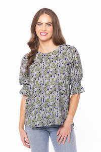 Leila + Luca Flourish Top - Bold Bloom