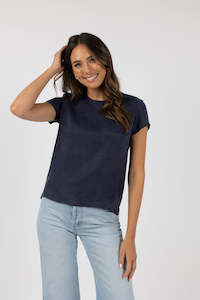 Humidity Milano Tee - Navy