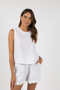 Humidity Evita Top - White