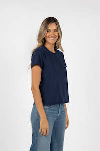 Womenswear: Humidity Basic Tee - Navy