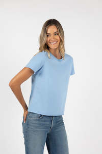 Womenswear: Humidity Basic Tee - Blue