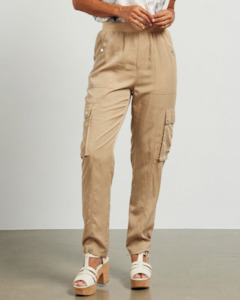 Womenswear: Et Alia Carter Cargo Pant - Camel