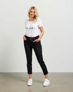 Et Alia Jane Jeans - Black Wash