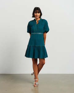 Womenswear: Et Alia Camila Dress - Peacock Broderie