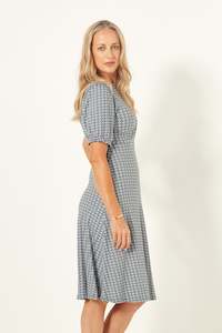 Womenswear: Lemon Tree Design Carolina Dress - Geometric Print