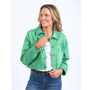 Womenswear: Elm Hazel Denim Jacket - Greenbriar