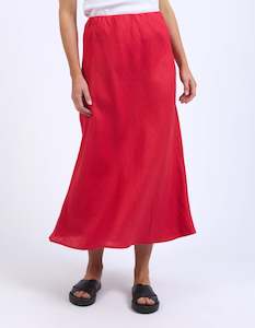 Womenswear: Elm Eleni Skirt - Bittersweet Red