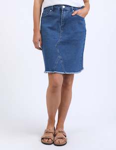 Womenswear: Foxwood Belle Skirt - Mid Blue