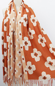 Womenswear: Frontier Scarf - Daisy Orange