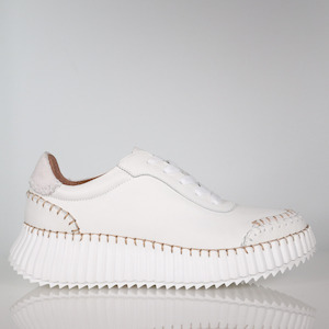 Womenswear: Minx Rizz White Tan