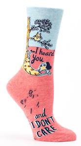 Melric Womens Novelty Socks - I Heard you