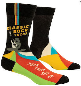 Melric Mens Novelty Socks - Classic Rock Socks