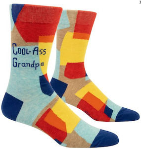 Melric Mens Novelty Socks - Cool Ass Grandpa