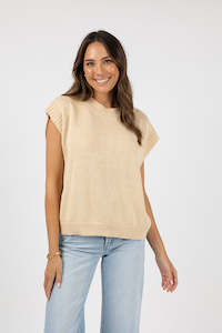 Womenswear: Humidity Aster Top - Latte