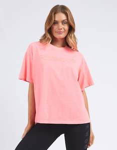 Foxwood Simplified Tee - Neon Pink