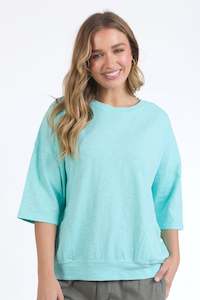 Womenswear: Elm Mazie Sweat - Tonic Blue