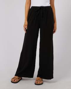 Womenswear: All About Eve Luxe Linen Pant - Black