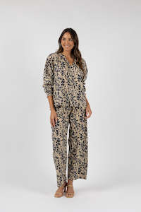 Womenswear: Humidity Eden Pant - Navy Print