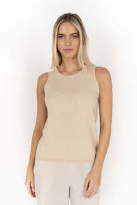 Womenswear: Humidity Reina Tank - Natural