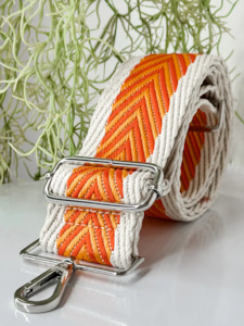 Lemon Tree Diva Strap - Orange Chevron