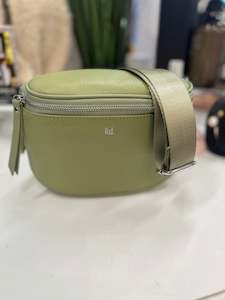 Womenswear: Lemon Tree Dani Leather Bag - Khaki (Soft Sage)