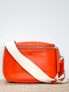 Womenswear: Lemon Tree Dani Leather Bag - Aperol (Orange)