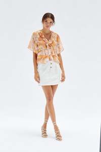 MinkPink Tehran Frill Top