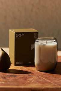 Ashley + Co Waxed Perfume Candle Kitchen Edition - Lotus Leaf and Lustre with Yuzu