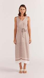 Staple the Label Soleil Midi Dress - Beige