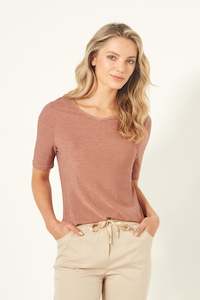 Womenswear: Lemon Tree Design Clara Top - Rose Gold