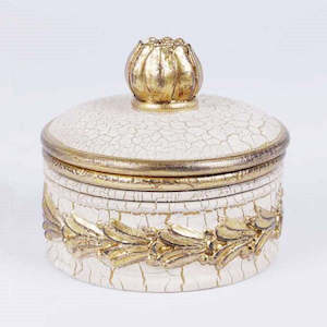 Kerridge Group - Rose Jewel Box White + Gold