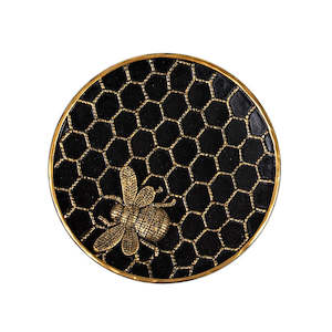 Kerridge - Bee In Grid Honeycomb Plate