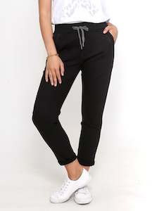 Womenswear: Monaco Riley Denim Jogger - Black