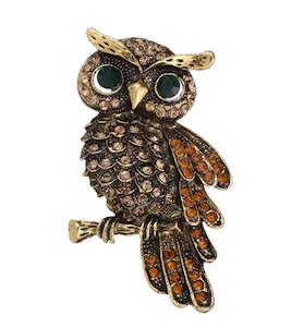 Womenswear: Fresh Accessories - Brooch Owl