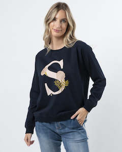 Stella + Gemma Classic Sweater - Fiore Navy