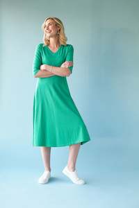 Womenswear: Charlie Jane Aspiring Dress - Green