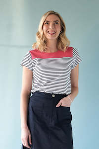 Womenswear: Charlie Jane Sumner Tee - Melon