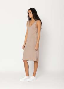 Womenswear: Two by Two Reversable Rayon Full Slip - Nude