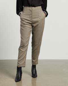 Et Alia Orlando Pant - Camel Houndstooth