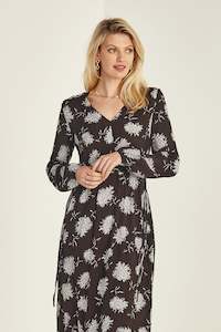 Lemon Tree Design Sandra Dress - Black Print