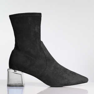 Minx Eden Boot - Black Suede