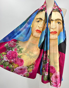 Frontier Scarf - Frida Bold Pinks