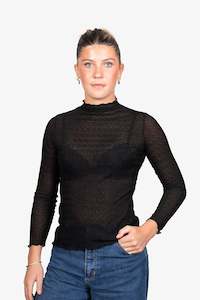 Antler Lux Layer Top - Honeycomb Black