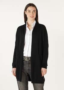 Z & P Essential Longline Cardi - Black