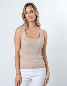 Womenswear: Stella + Gemma Kimi Tank - Neutral