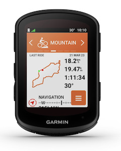 Bicycle and accessory: Garmin Edge 840 Solar GPS Cycling Computer