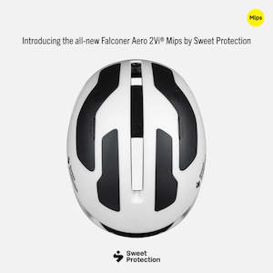 Bicycle and accessory: FALCONER AERO 2VI MIPS HELMET - SATIN WHITE