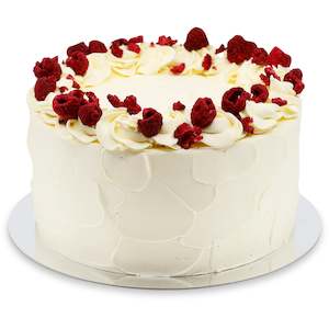 Raspberry White Chocolate Cake