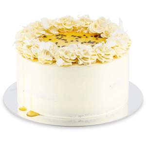 Coconut Lime & Passionfruit Cake